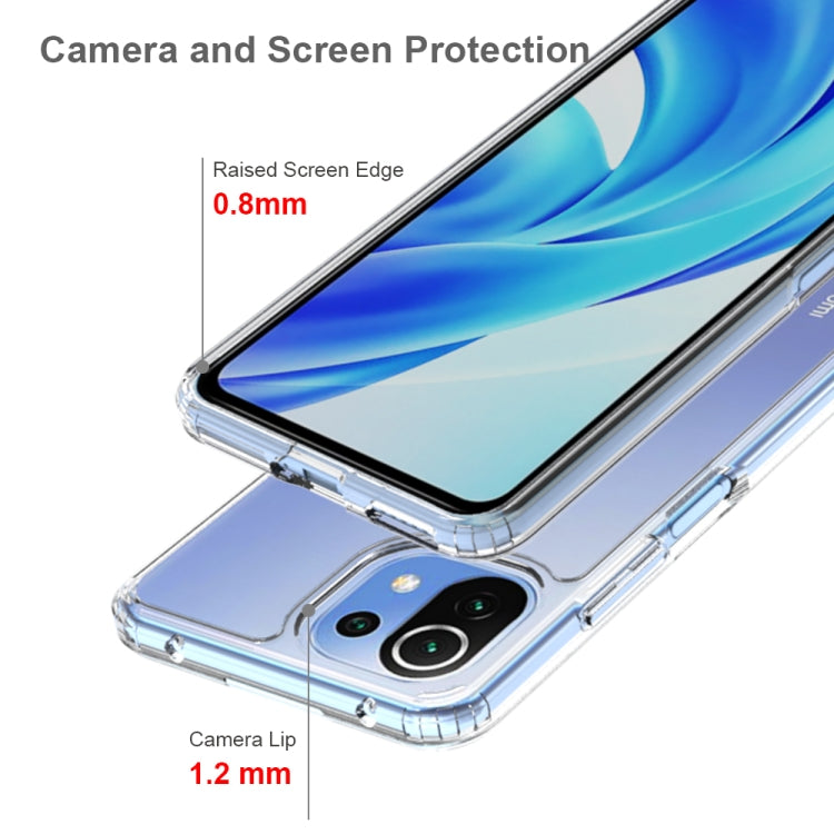 For Xiaomi Mi 11 Lite Shockproof Scratchproof TPU + Acrylic Protective Case