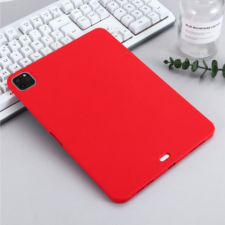 For iPad Pro 11 2018 / 2020 Solid Color Liquid Silicone Dropproof Full Coverage Protective Tablet Case