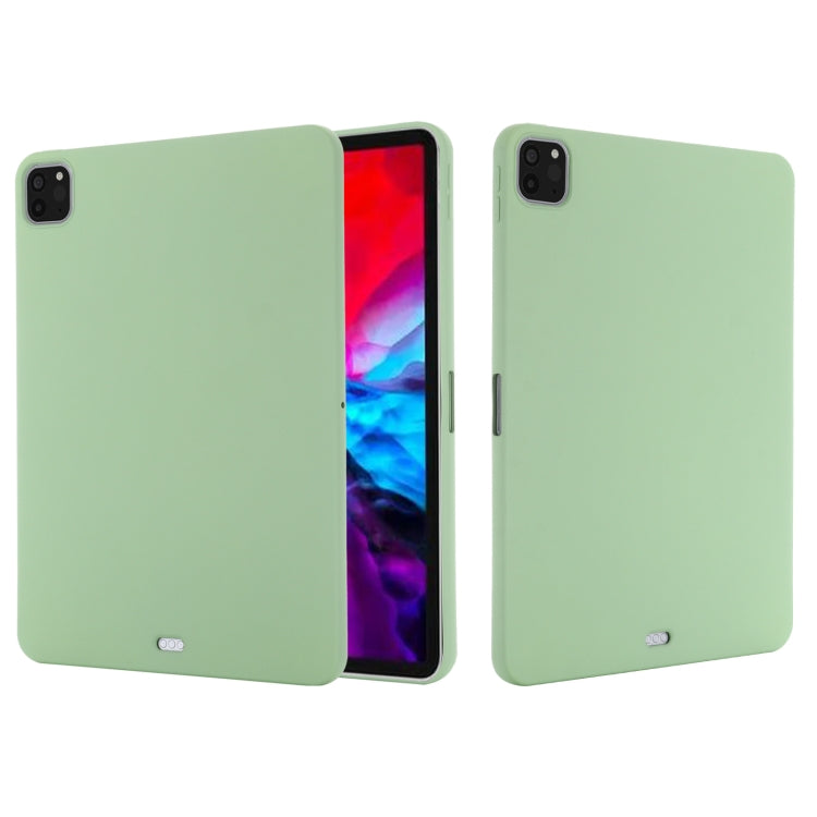 For iPad Pro 11 2018 / 2020 Solid Color Liquid Silicone Dropproof Full Coverage Protective Tablet Case