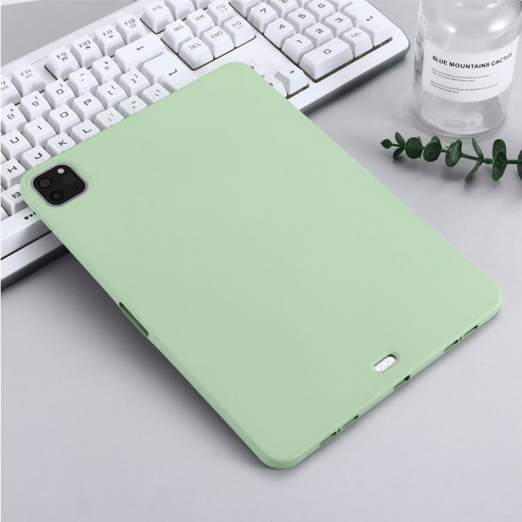 For iPad Pro 11 2018 / 2020 Solid Color Liquid Silicone Dropproof Full Coverage Protective Tablet Case