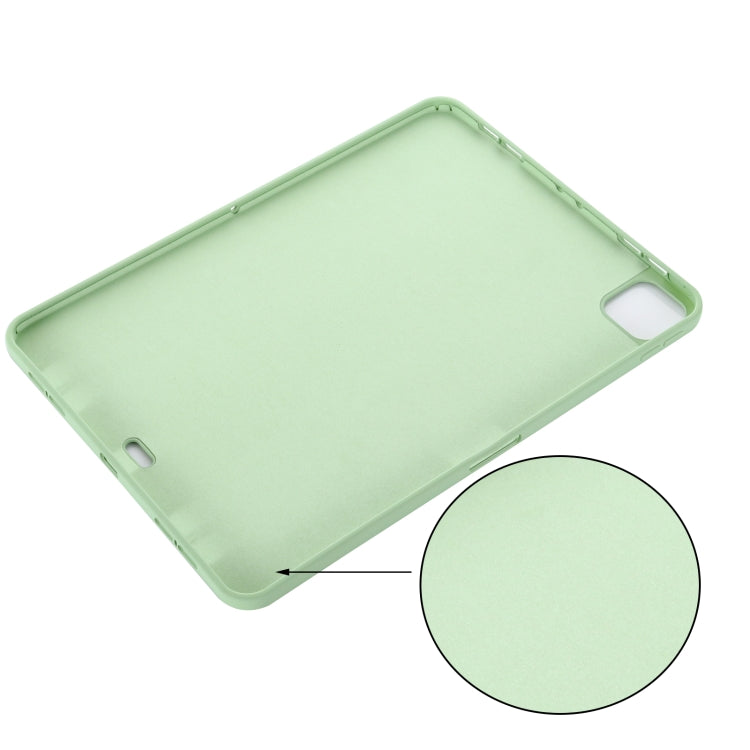 For iPad Pro 11 2018 / 2020 Solid Color Liquid Silicone Dropproof Full Coverage Protective Tablet Case
