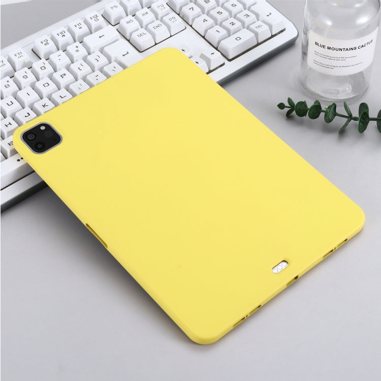 For iPad Pro 11 2018 / 2020 Solid Color Liquid Silicone Dropproof Full Coverage Protective Tablet Case