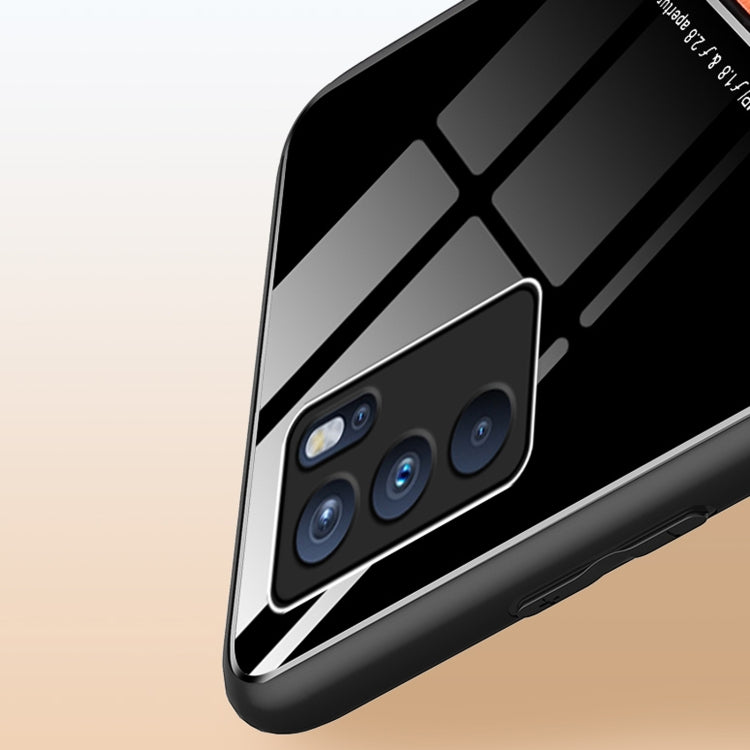 For OPPO Reno6 Pro 5G All-inclusive Leather + Organic Glass Protective Case with Metal Iron Sheet