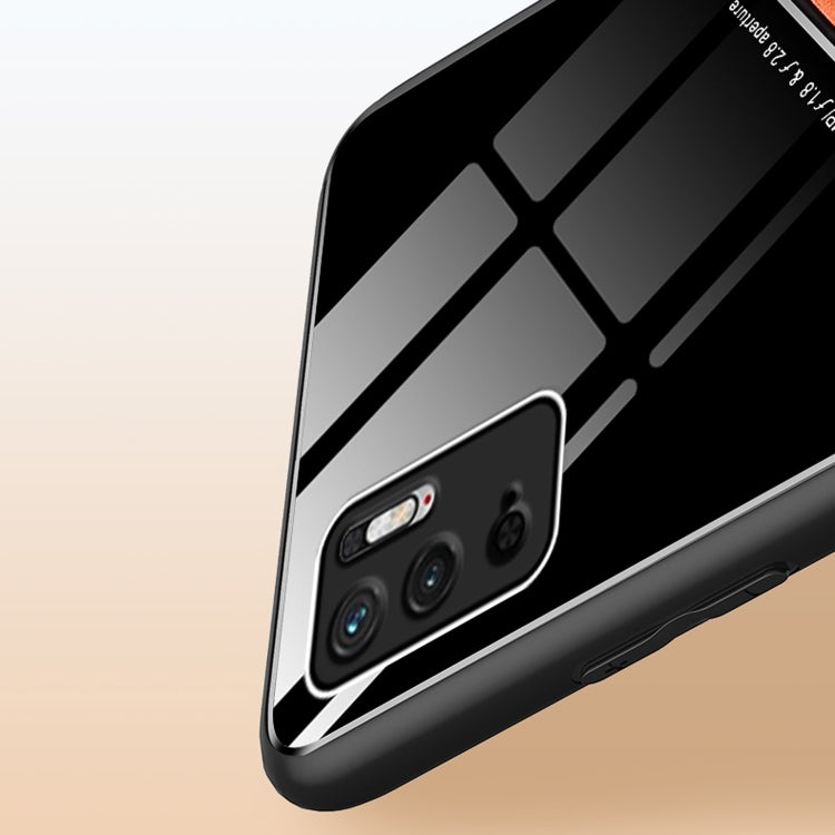 For Xiaomi Redmi Note 10 5G All-inclusive Leather + Organic Glass Protective Case with Metal Iron Sheet