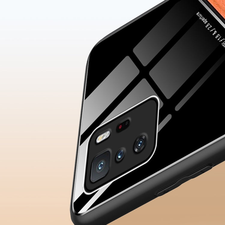 For Xiaomi Redmi Note 10 Pro 5G All-inclusive Leather + Organic Glass Protective Case with Metal Iron Sheet