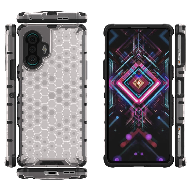 For Xiaomi Redmi K40 Gaming Shockproof Honeycomb PC + TPU Protective Case