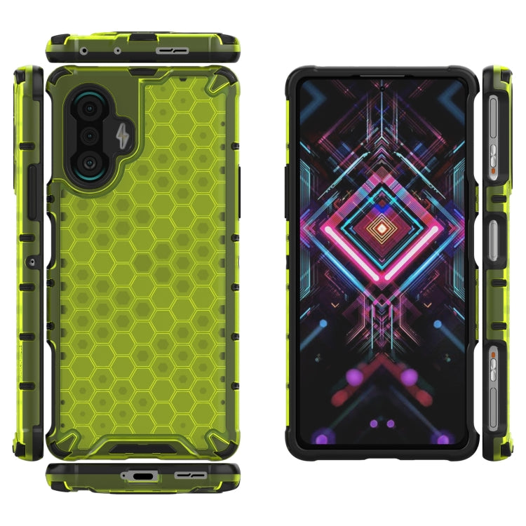 For Xiaomi Redmi K40 Gaming Shockproof Honeycomb PC + TPU Protective Case