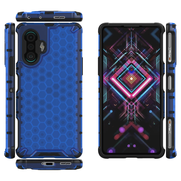 For Xiaomi Redmi K40 Gaming Shockproof Honeycomb PC + TPU Protective Case