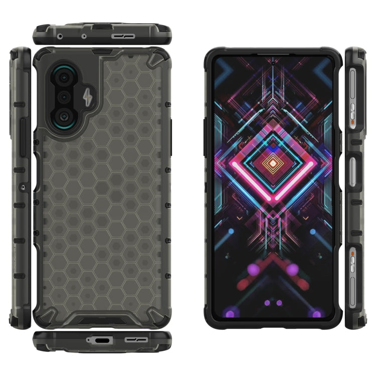 For Xiaomi Redmi K40 Gaming Shockproof Honeycomb PC + TPU Protective Case