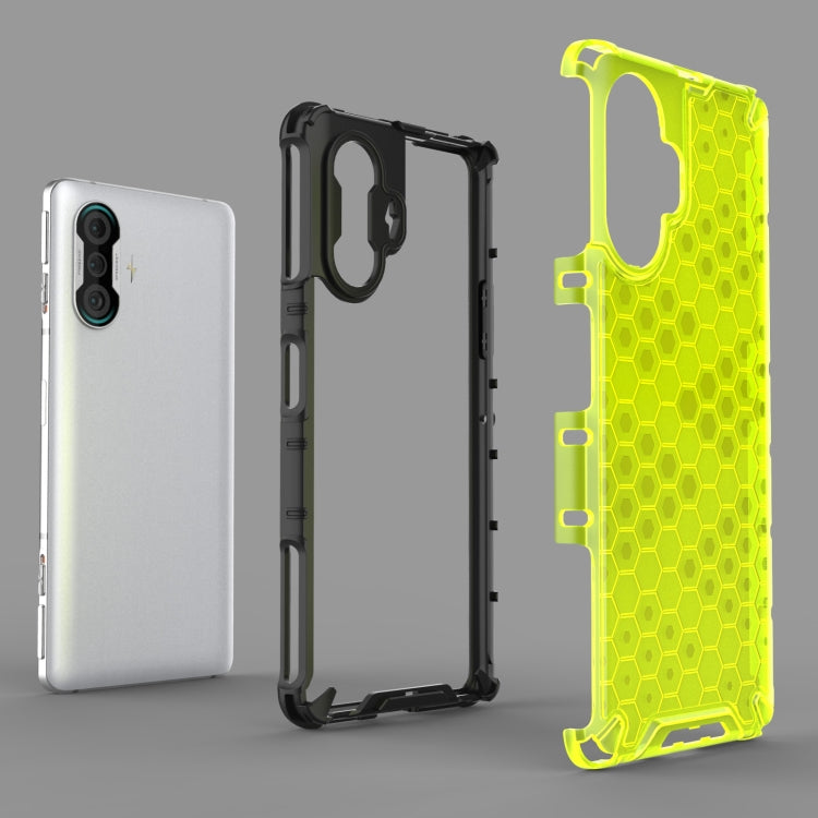 For Xiaomi Redmi K40 Gaming Shockproof Honeycomb PC + TPU Protective Case