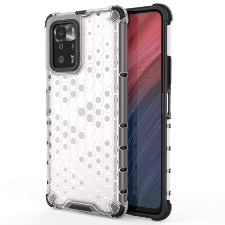 For Xiaomi Redmi Note 10 Pro 5G Shockproof Honeycomb PC + TPU Protective Case