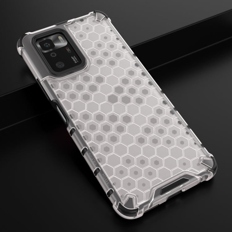 For Xiaomi Redmi Note 10 Pro 5G Shockproof Honeycomb PC + TPU Protective Case