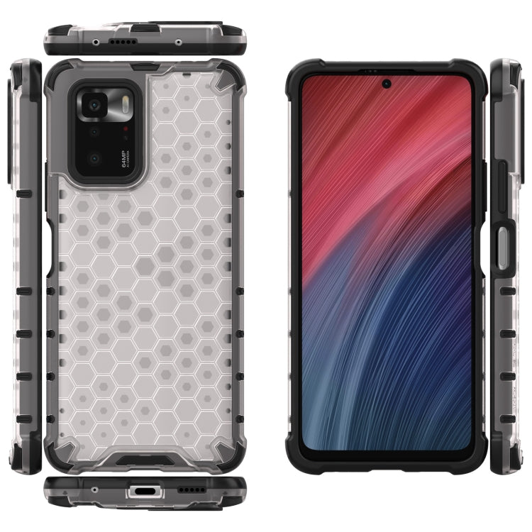 For Xiaomi Redmi Note 10 Pro 5G Shockproof Honeycomb PC + TPU Protective Case