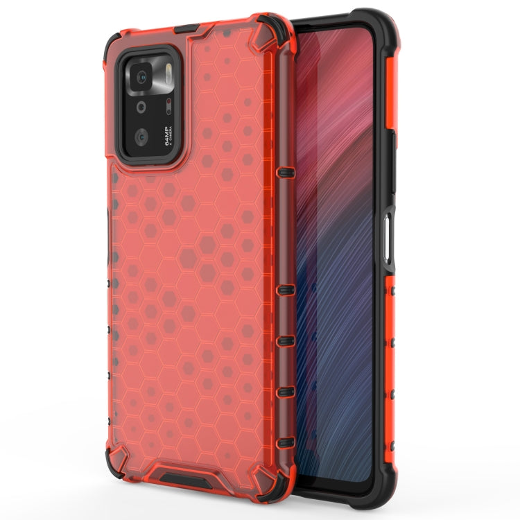 For Xiaomi Redmi Note 10 Pro 5G Shockproof Honeycomb PC + TPU Protective Case