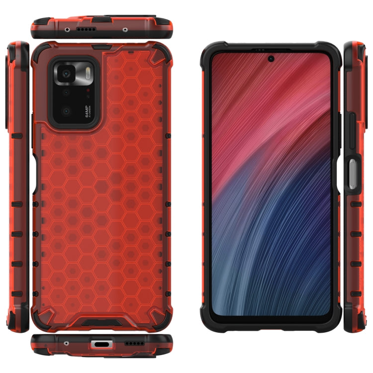 For Xiaomi Redmi Note 10 Pro 5G Shockproof Honeycomb PC + TPU Protective Case