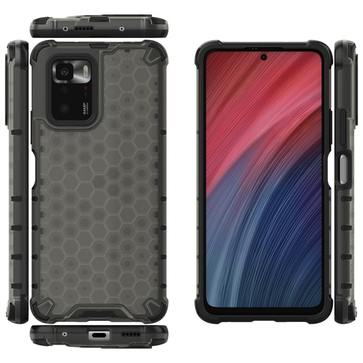 For Xiaomi Redmi Note 10 Pro 5G Shockproof Honeycomb PC + TPU Protective Case