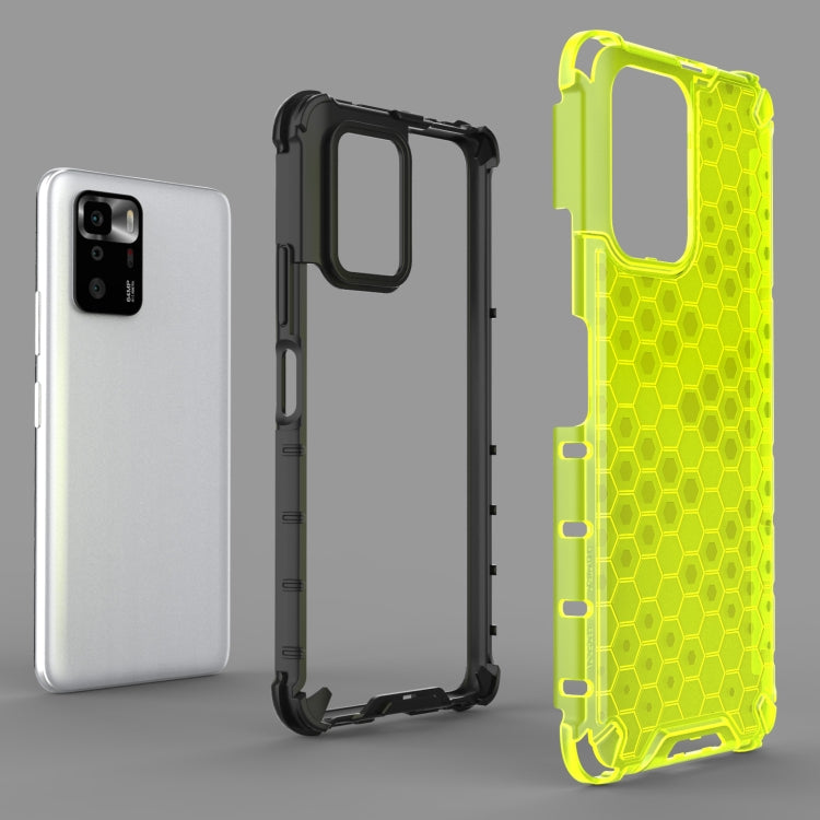For Xiaomi Redmi Note 10 Pro 5G Shockproof Honeycomb PC + TPU Protective Case