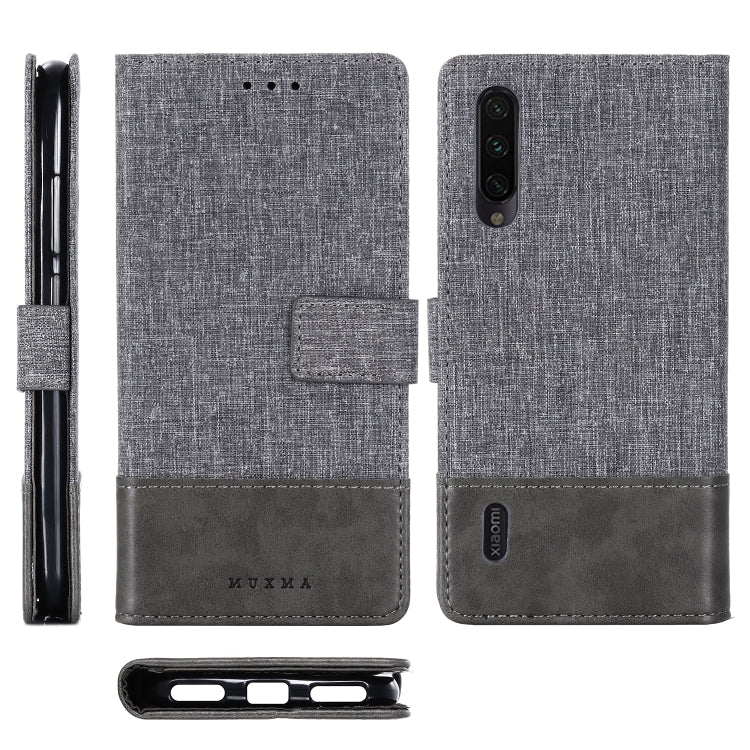 For Xiaomi Mi A3 MUXMA MX102 Horizontal Flip Canvas Leather Case with Stand & Card Slot & Wallet Function