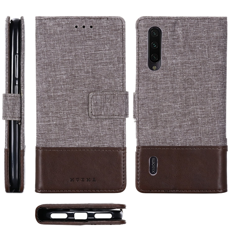 For Xiaomi Mi A3 MUXMA MX102 Horizontal Flip Canvas Leather Case with Stand & Card Slot & Wallet Function