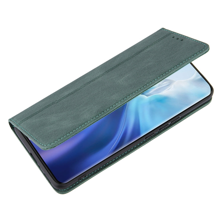 For Xiaomi Mi 11 Lite Skin Feel Pressure Line Magnetic Horizontal Flip Leather Case with Holder & Card Slot & Wallet & Photo Frame