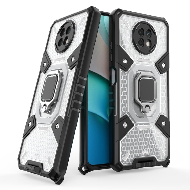 For Xiaomi Redmi Note 9 5G Space PC+TPU Ring Holder Protective Case