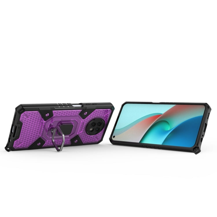 For Xiaomi Redmi Note 9 5G Space PC+TPU Ring Holder Protective Case