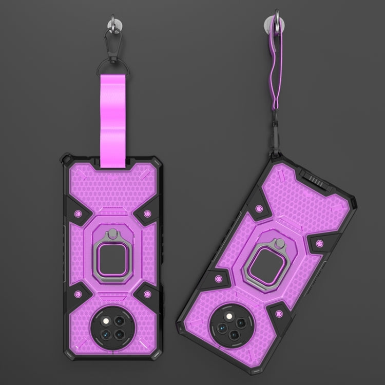 For Xiaomi Redmi Note 9 5G Space PC+TPU Ring Holder Protective Case