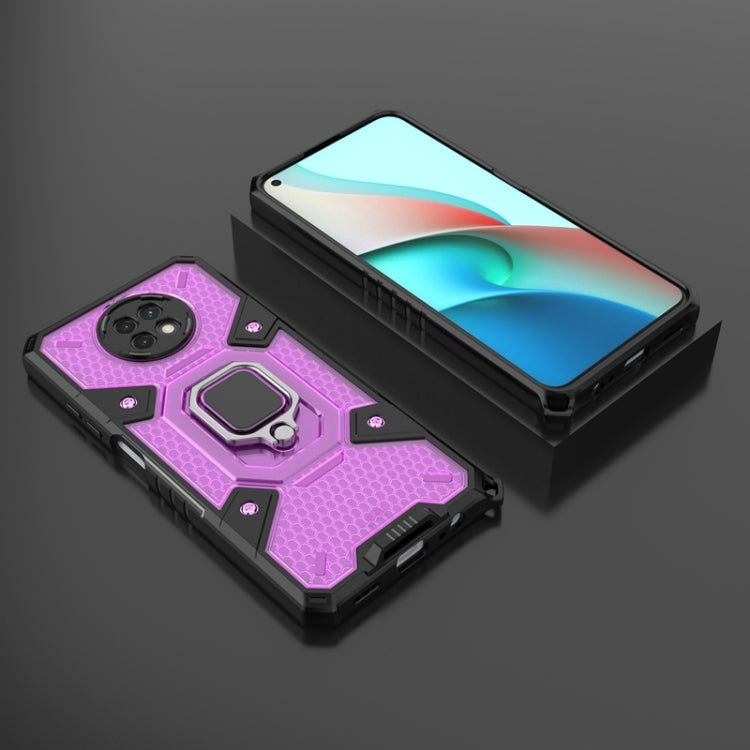 For Xiaomi Redmi Note 9 5G Space PC+TPU Ring Holder Protective Case