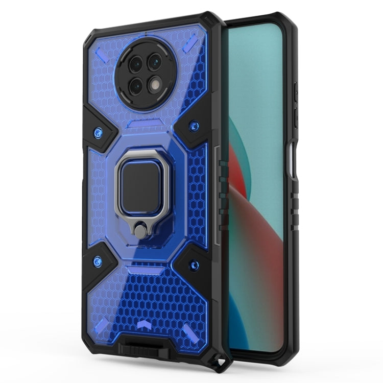For Xiaomi Redmi Note 9 5G Space PC+TPU Ring Holder Protective Case