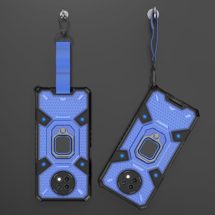 For Xiaomi Redmi Note 9 5G Space PC+TPU Ring Holder Protective Case