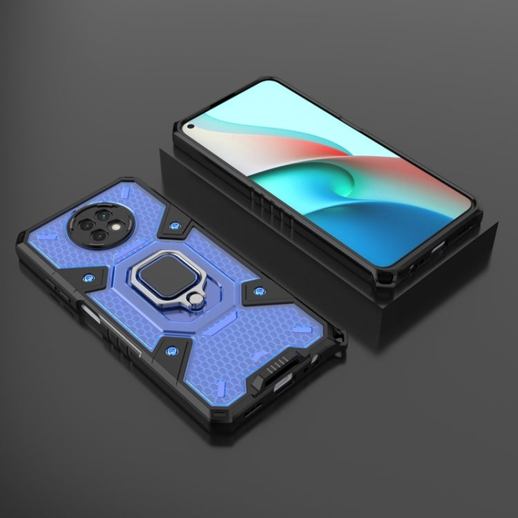 For Xiaomi Redmi Note 9 5G Space PC+TPU Ring Holder Protective Case