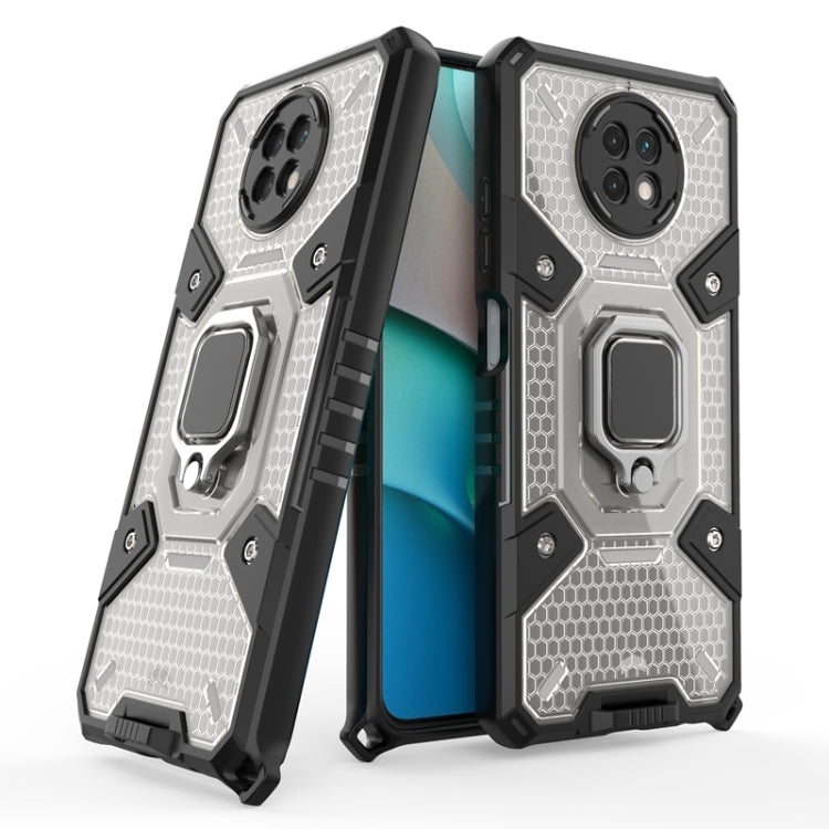 For Xiaomi Redmi Note 9 5G Space PC+TPU Ring Holder Protective Case