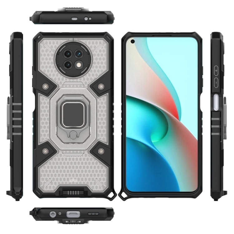 For Xiaomi Redmi Note 9 5G Space PC+TPU Ring Holder Protective Case
