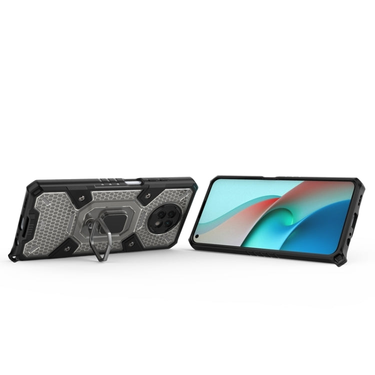 For Xiaomi Redmi Note 9 5G Space PC+TPU Ring Holder Protective Case