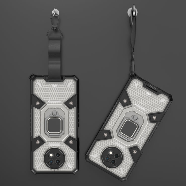 For Xiaomi Redmi Note 9 5G Space PC+TPU Ring Holder Protective Case