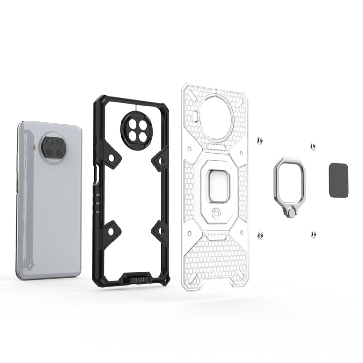 For Xiaomi Mi 10T Lite 5G Space PC+TPU Ring Holder Protective Case