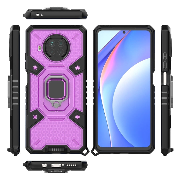 For Xiaomi Mi 10T Lite 5G Space PC+TPU Ring Holder Protective Case