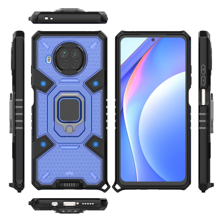 For Xiaomi Mi 10T Lite 5G Space PC+TPU Ring Holder Protective Case