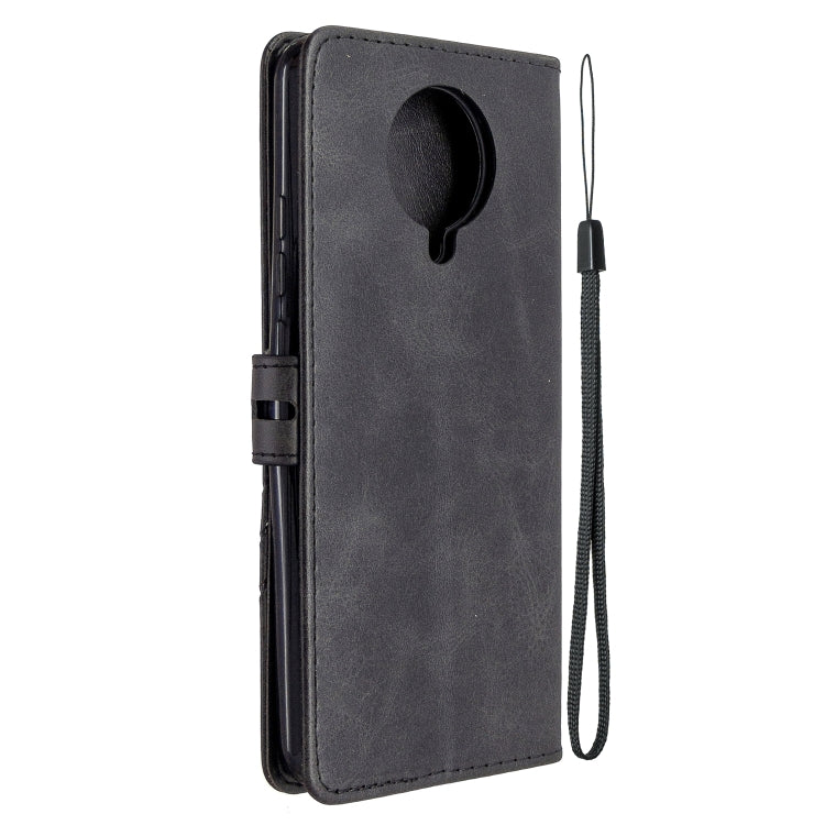 For Xiaomi Redmi K30 Pro Stitching Style 2-Color Cow Texture Horizontal Flip PU Leather Case with Holder & Card Slot & Lanyard