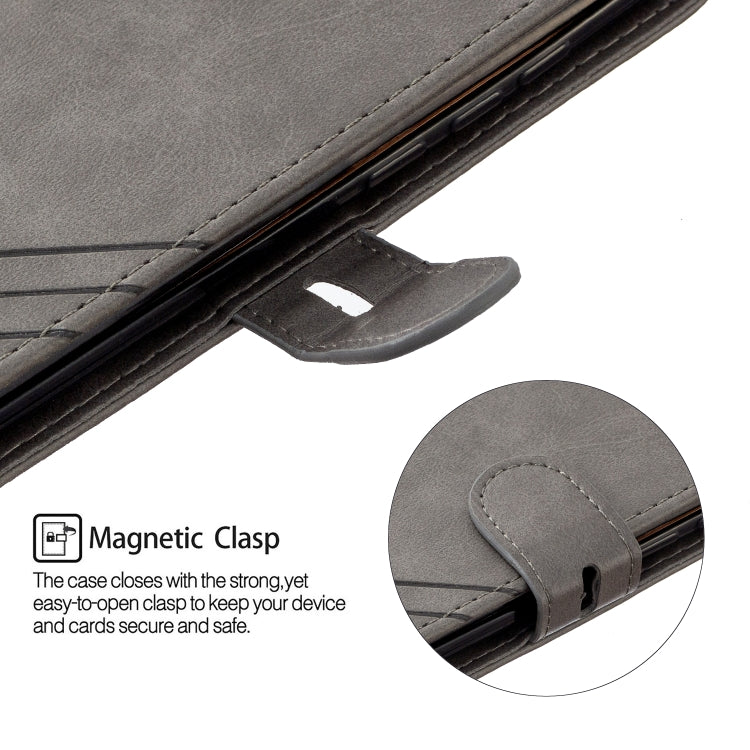 For Xiaomi Mi 10 5G / Mi 10 Pro 5G Stitching Style 2-Color Cow Texture Horizontal Flip PU Leather Case with Holder & Card Slot & Lanyard