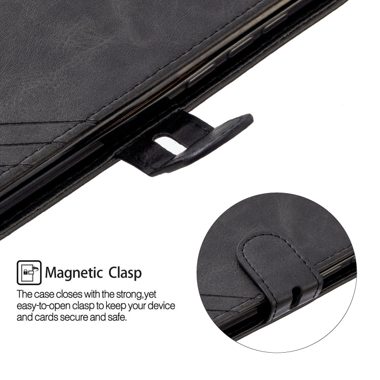 For Xiaomi Mi 10 5G / Mi 10 Pro 5G Stitching Style 2-Color Cow Texture Horizontal Flip PU Leather Case with Holder & Card Slot & Lanyard