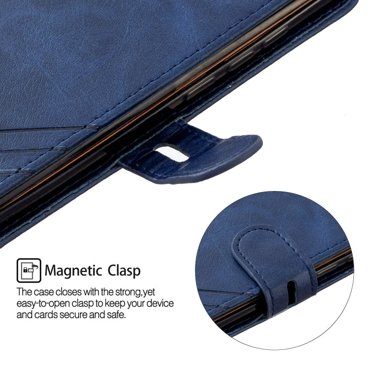 For Xiaomi Mi 10 5G / Mi 10 Pro 5G Stitching Style 2-Color Cow Texture Horizontal Flip PU Leather Case with Holder & Card Slot & Lanyard