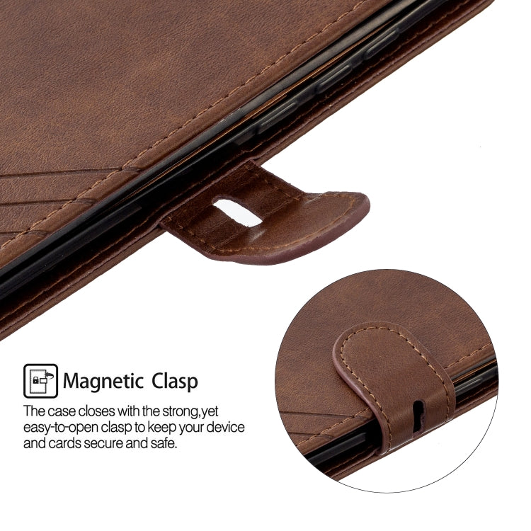 For Xiaomi Mi 10 5G / Mi 10 Pro 5G Stitching Style 2-Color Cow Texture Horizontal Flip PU Leather Case with Holder & Card Slot & Lanyard