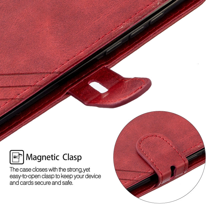 For Xiaomi Mi 10 5G / Mi 10 Pro 5G Stitching Style 2-Color Cow Texture Horizontal Flip PU Leather Case with Holder & Card Slot & Lanyard