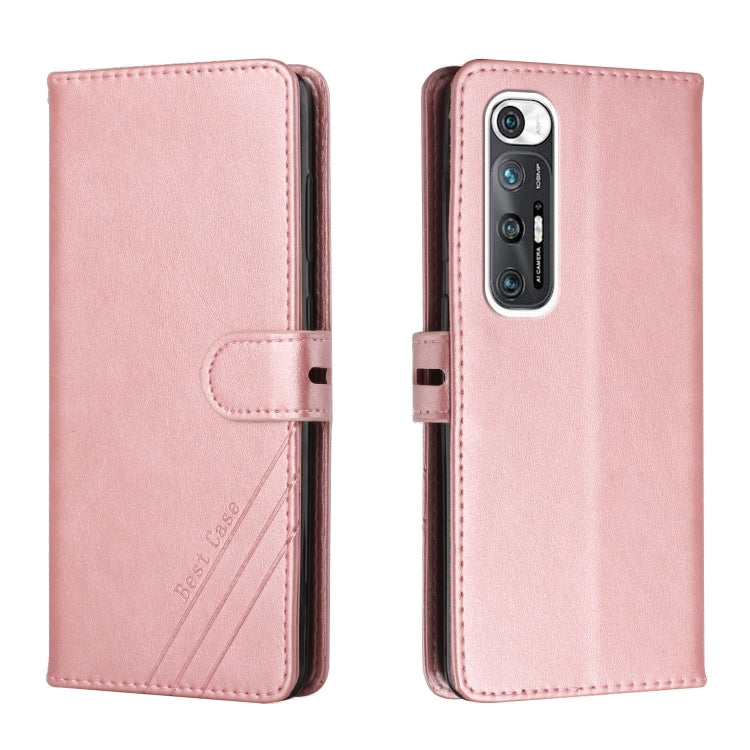 For Xiaomi Mi 10S Stitching Style 2-Color Cow Texture Horizontal Flip PU Leather Case with Holder & Card Slot & Lanyard