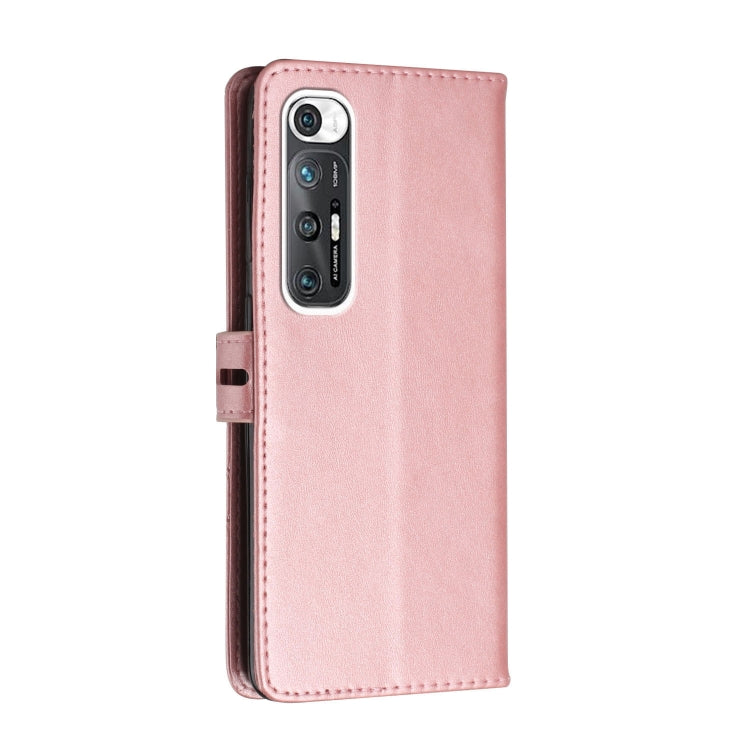 For Xiaomi Mi 10S Stitching Style 2-Color Cow Texture Horizontal Flip PU Leather Case with Holder & Card Slot & Lanyard