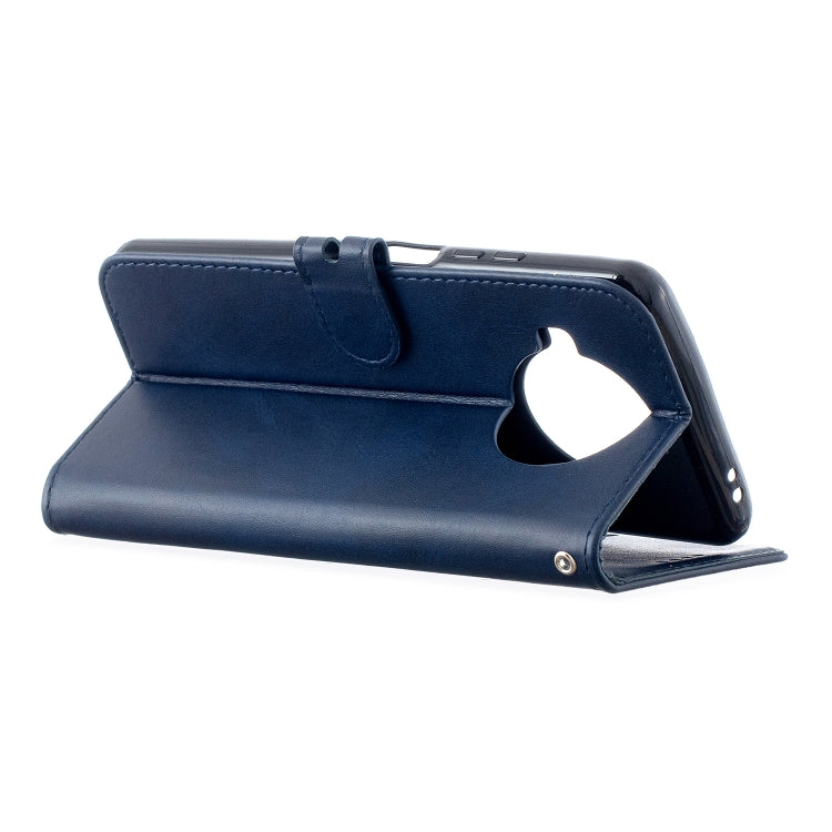 For Xiaomi Mi 10T Lite 5G Stitching Style 2-Color Cow Texture Horizontal Flip PU Leather Case with Holder & Card Slot & Lanyard