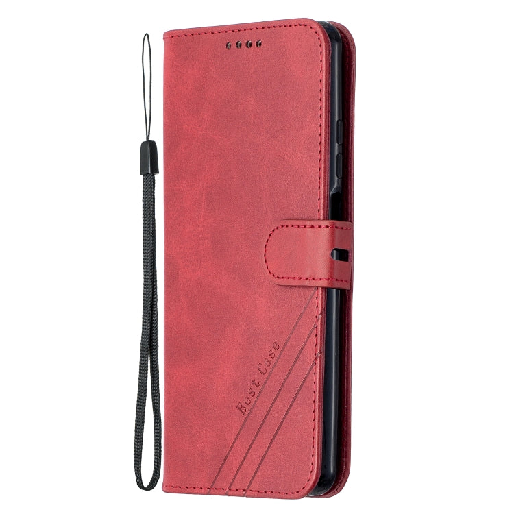 For Xiaomi Mi 10T Lite 5G Stitching Style 2-Color Cow Texture Horizontal Flip PU Leather Case with Holder & Card Slot & Lanyard