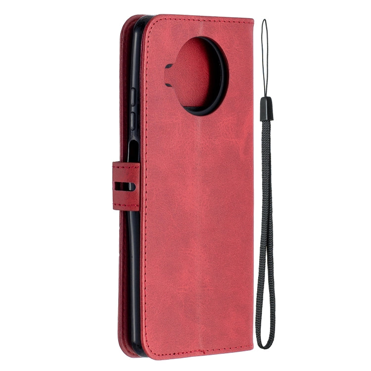 For Xiaomi Mi 10T Lite 5G Stitching Style 2-Color Cow Texture Horizontal Flip PU Leather Case with Holder & Card Slot & Lanyard