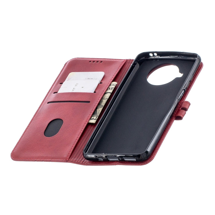 For Xiaomi Mi 10T Lite 5G Stitching Style 2-Color Cow Texture Horizontal Flip PU Leather Case with Holder & Card Slot & Lanyard